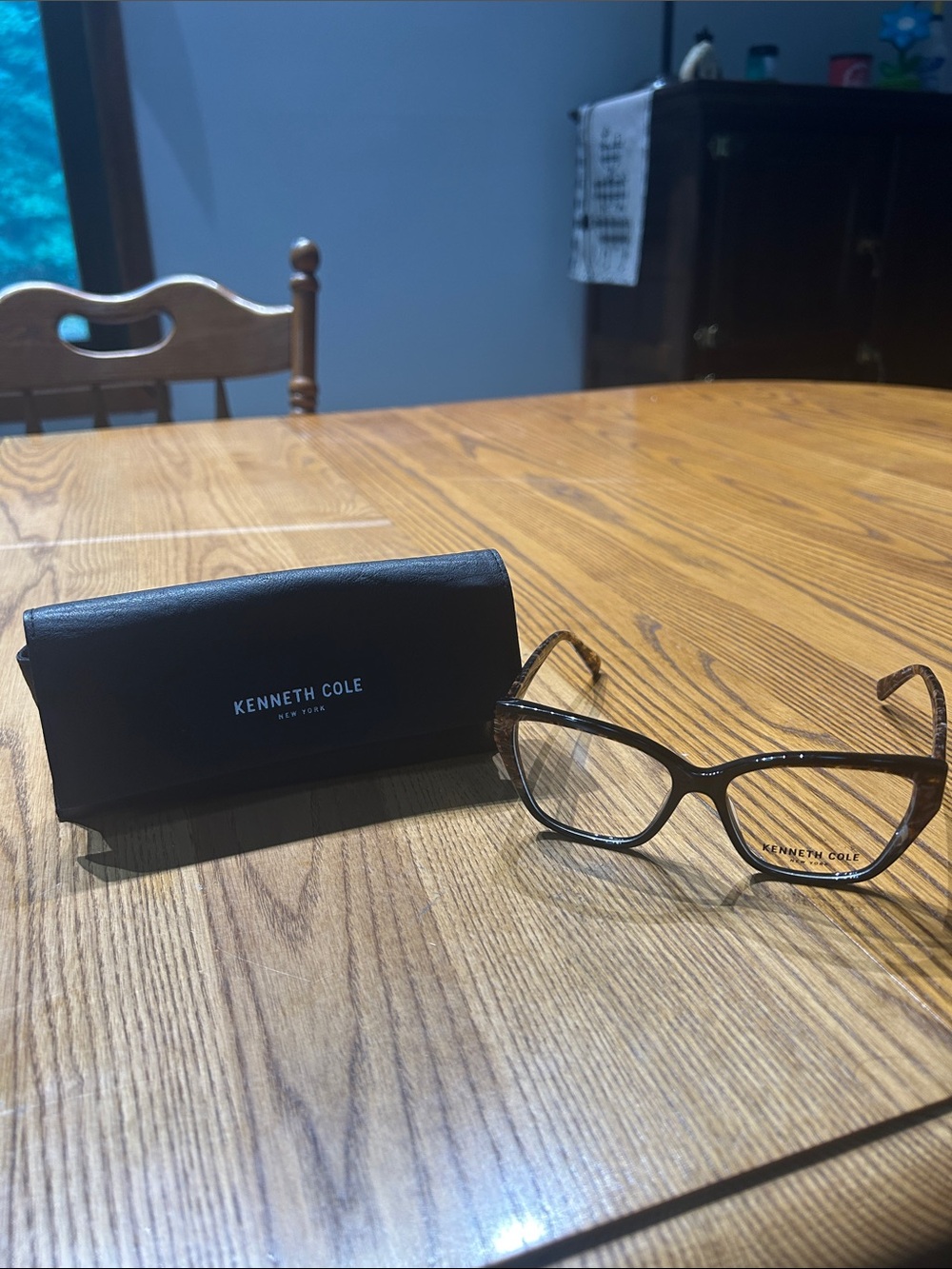 Kenneth Cole Women’s Tortoiseshell Brown Eyeglass Frames